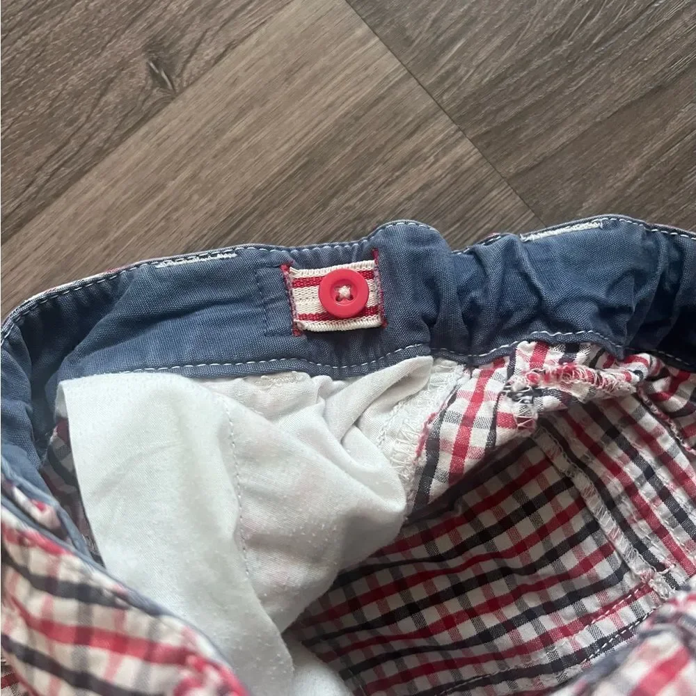 Hanna Andersson Gingham Shorts size 130 /8 Years
